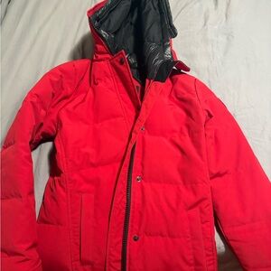 Canada Goose Women's Red Puffer Jacket